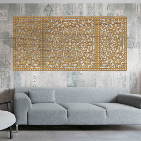 Drewniana dekoracja ścienna Mandala - FLOFER