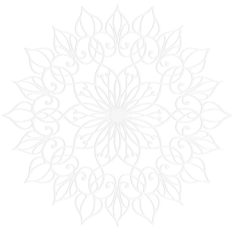 Mandala Kwiat Życia z drewna - harmonijna dekoracja domu