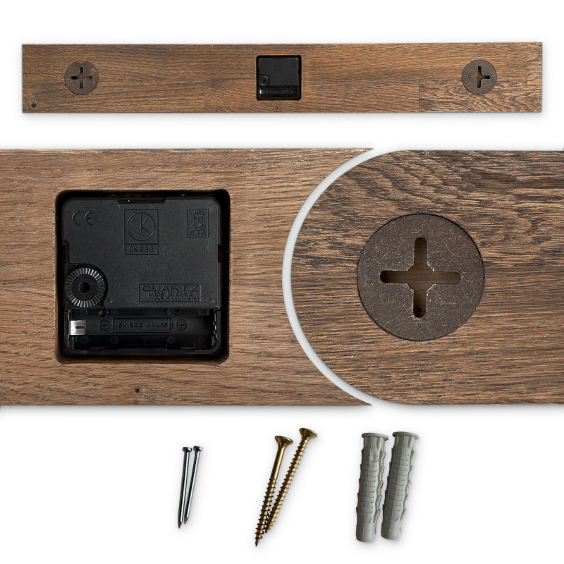 Minimalistyczny, elegancki zegar ścienny z...