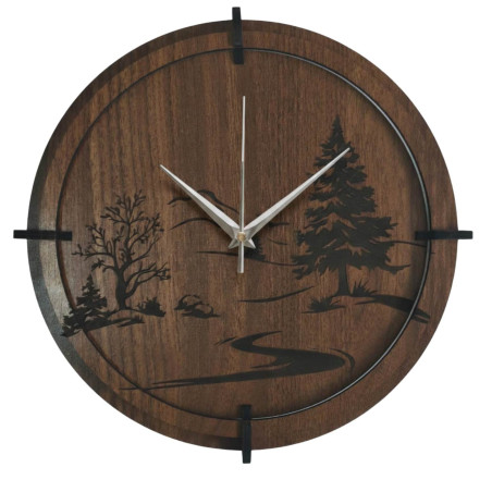 Nowoczesny zegar ścienny o minimalistycznym designie