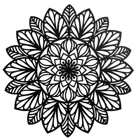 Drewniana mandala na ścianę - naturalna dekoracja wnętrza