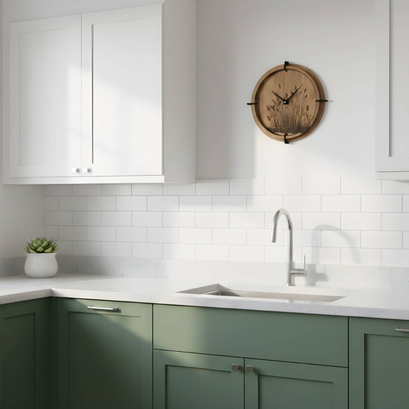 Naturalne drewniane zegary, które wprowadzą spokój do Twojego wnętrza