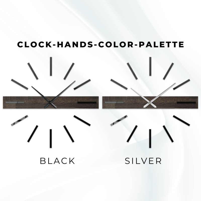 Minimalistyczny zegar wykonany z drewna dębowego - oryginalny dodatek do każdego wnętrza.