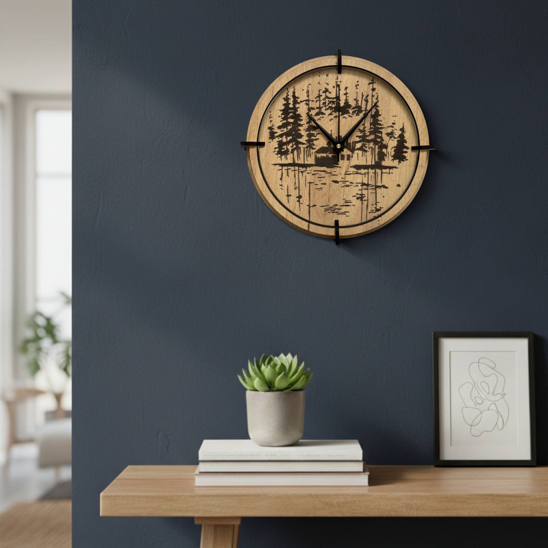 Przenieś ciepło prawdziwego drewna bezpośrednio na swoją ścianę.