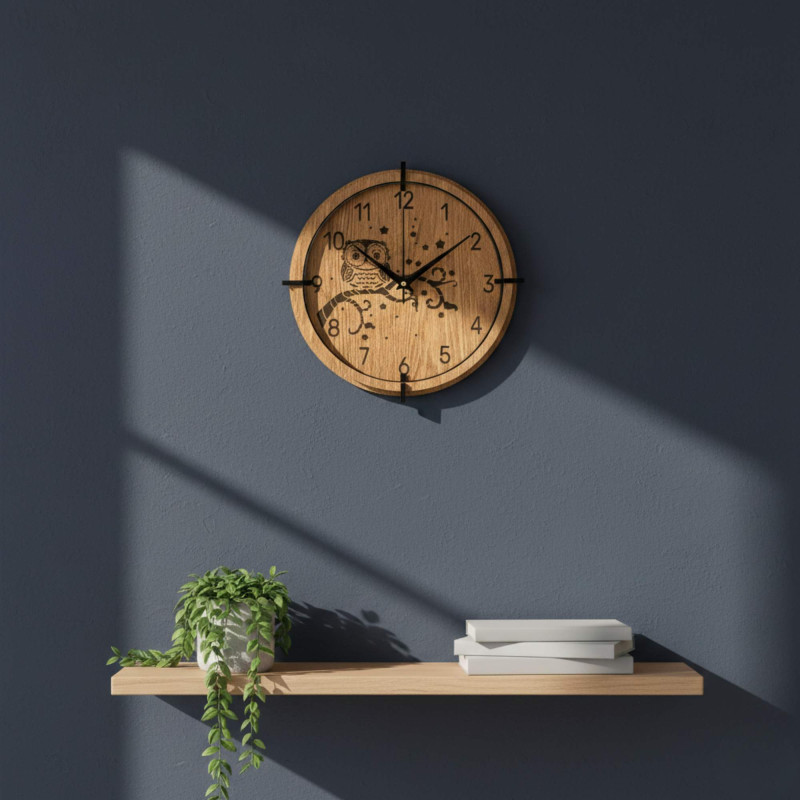 Cicha praca i grawerowany motyw sowy zapewnią spokój w domu.