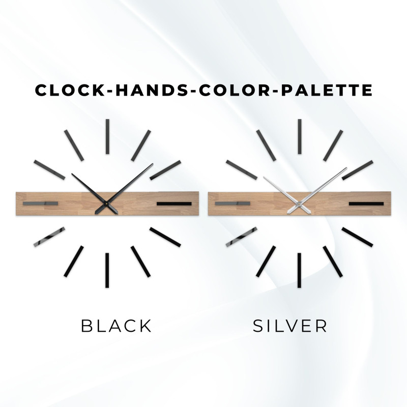 Elegancki zegar 3D do nowoczesnego wnętrza