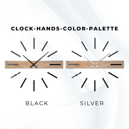 Elegancki zegar 3D do nowoczesnego wnętrza