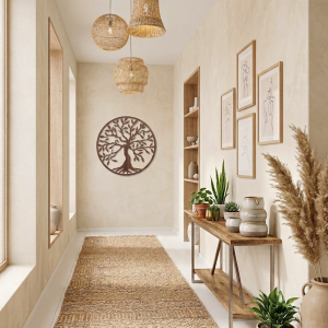 copy of Drewniany obrazek drzewo życia w okręgu | CATARA 2