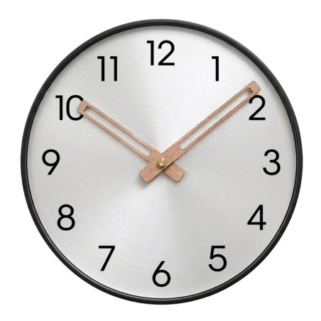 copy of Czarne drewniane wskazówki zegara wykonane z forniru bukowego