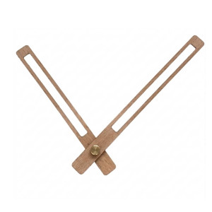 copy of Czarne drewniane wskazówki zegara wykonane z...