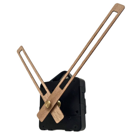 copy of Czarne drewniane wskazówki zegara wykonane z forniru bukowego