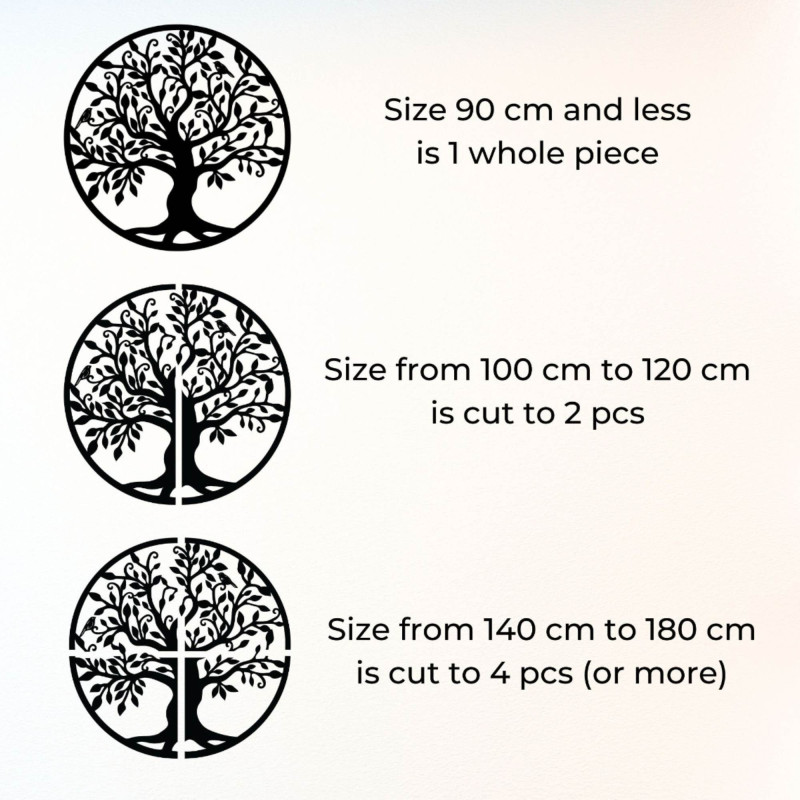 Malowidło ścienne na drewnie - Drzewo Życia...