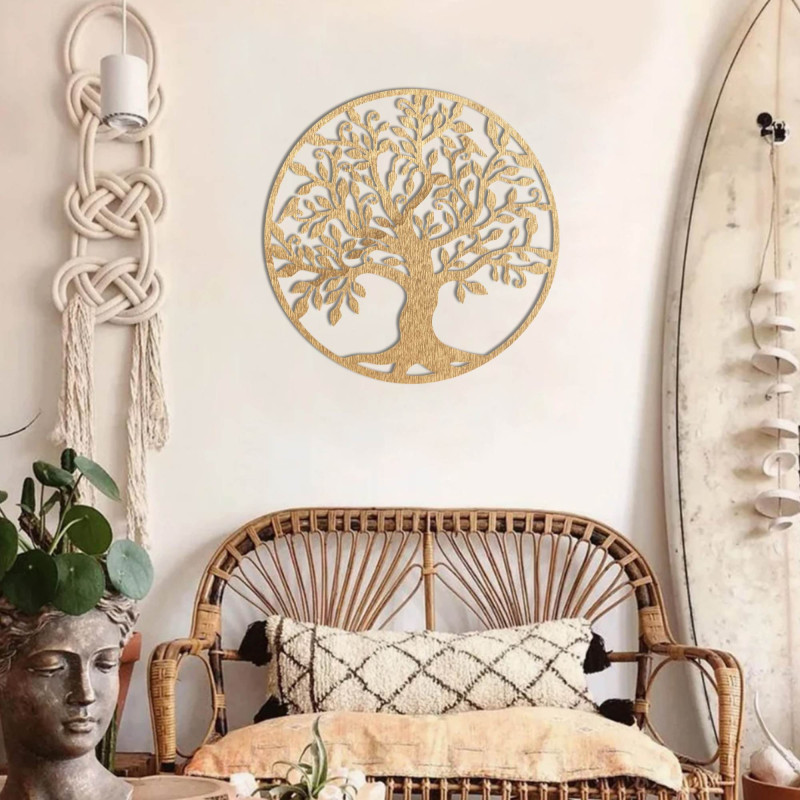 Drewniane malowidło ścienne przedstawiające sto...