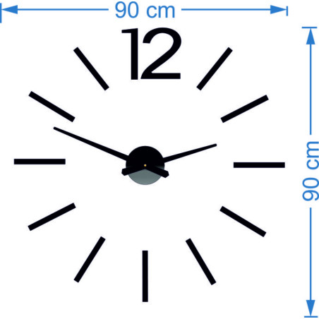 Nowoczesny zegar ścienny - DIY 3D EXPQZ