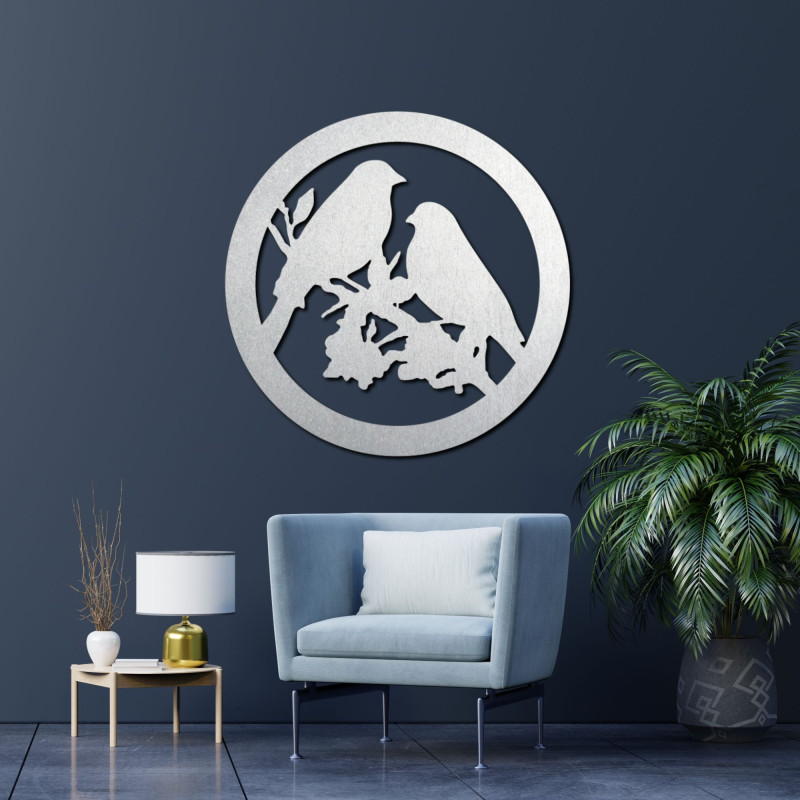 Malowidło ścienne z drewna przedstawiające...