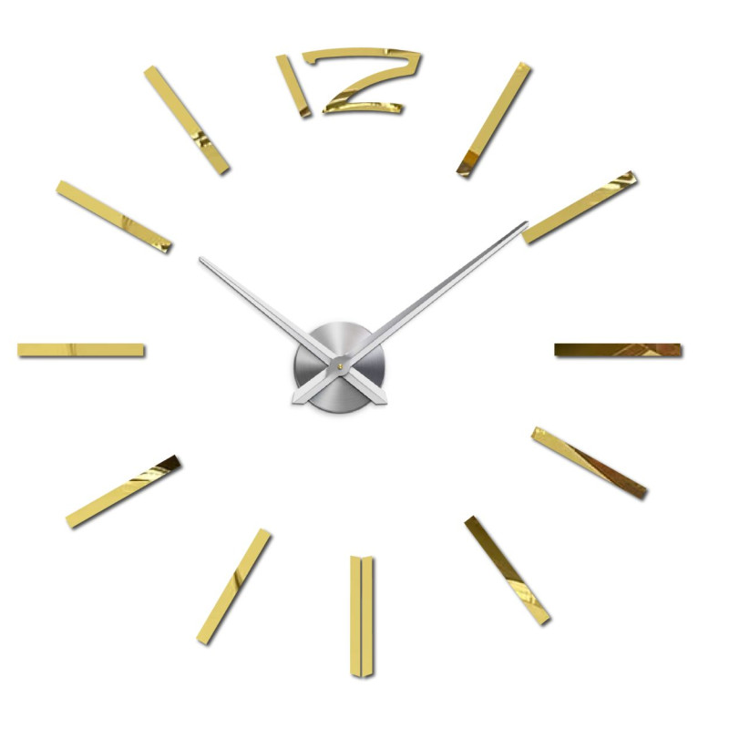 Samoprzylepny zegar ścienny z lustrem - PROFIE