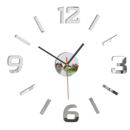 Zegar ścienny 3D z akrylu – efekt 3D, bez wiercenia