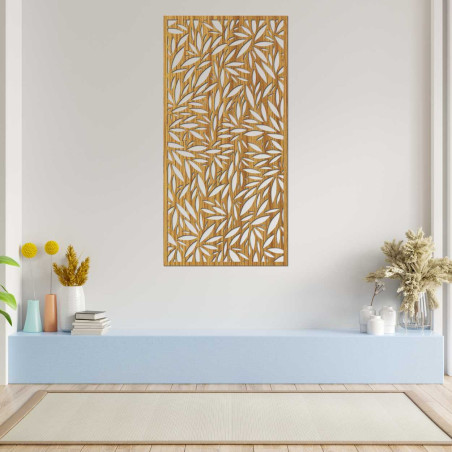 Połączenie natury i nowoczesnego designu w oryginalnej drewnianej wycinance.