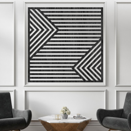 Drewniana dekoracja ścienna