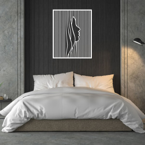 Designerska drewniana dekoracja iluzji twarzy - FACIEI 2