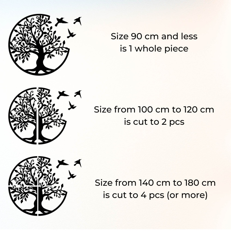 Drzewo życia z latającymi ptakami | LORA