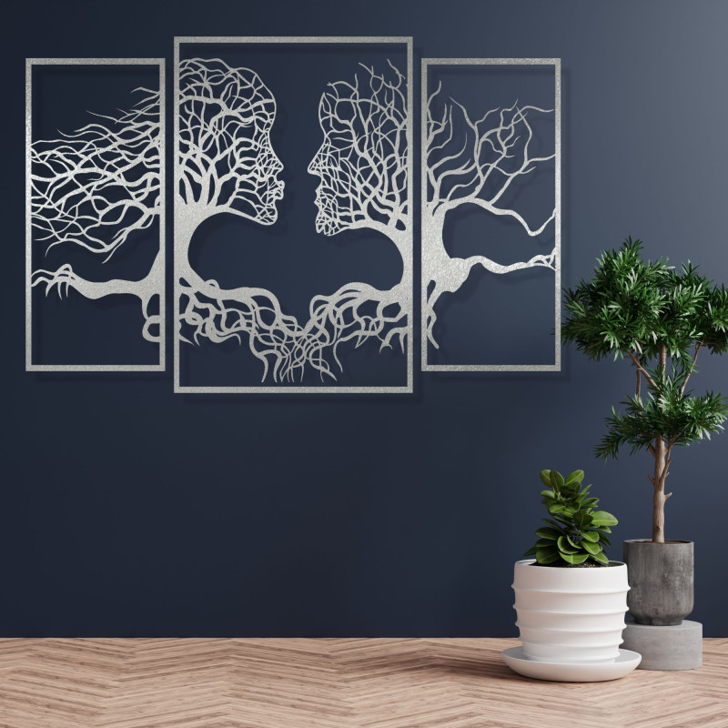 Drewniany obraz ścienny Kobieta i Mężczyzna |...