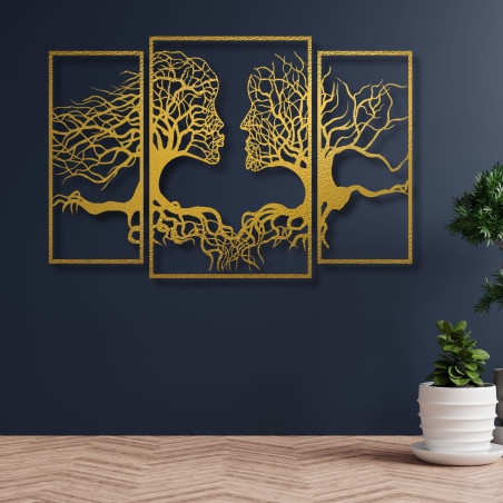 Drewniany obraz ścienny Kobieta i Mężczyzna | SERCE