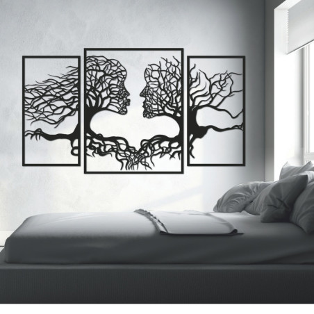 Drewniany obraz ścienny Kobieta i Mężczyzna | SERCE