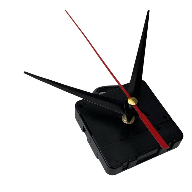 Czarne, spiczaste aluminiowe wskazówki zegara z...