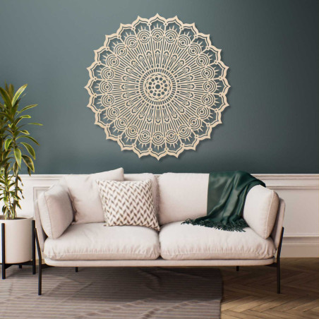 Uzdrawiająca mandala na ścianę – Elegancka dekoracja Twojego wnętrza | LEER