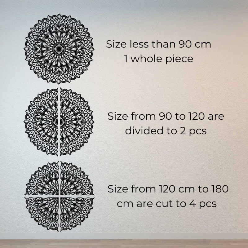 Drewniana mandala na ścianę - idealny obraz...