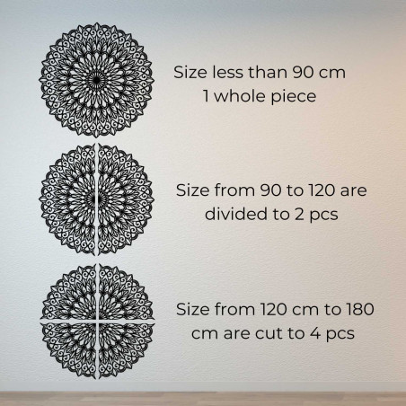 Drewniana mandala na ścianę - idealny obraz harmonii w przestrzeni - HELGA