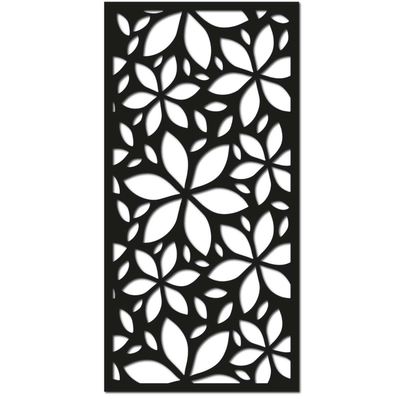 Nowoczesny obraz dekoracyjny z geometrycznym wzorem kwiatowym symbolizuje harmonię,