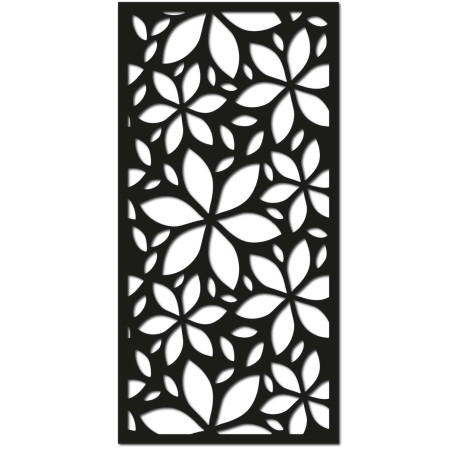Nowoczesny obraz dekoracyjny z geometrycznym wzorem kwiatowym symbolizuje harmonię,