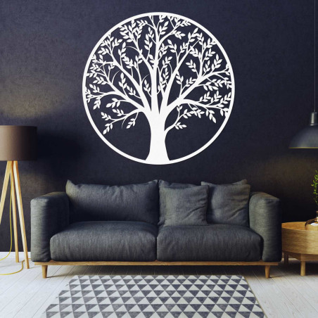 Designerskie drzewo życia wykonane z drewna, które stworzy harmonijną całość w domu