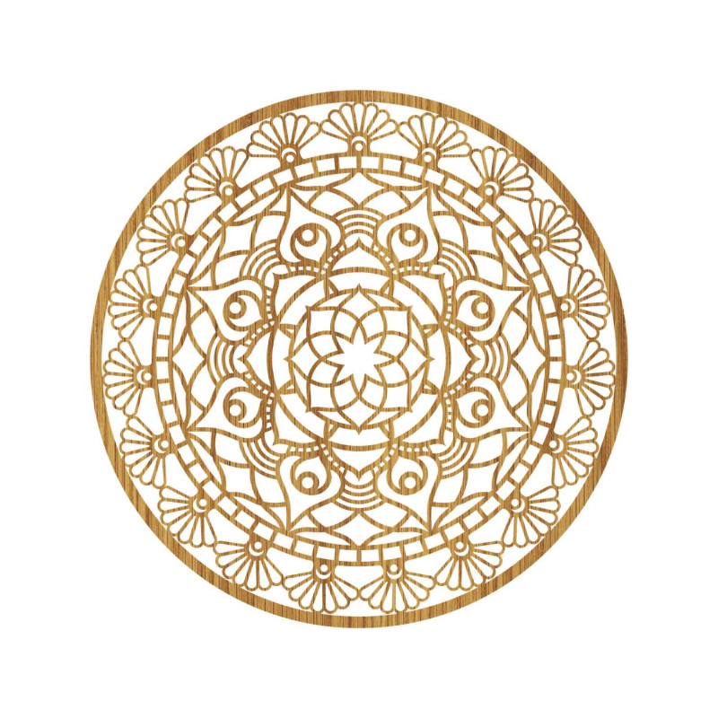 Rzeźbiona nowoczesna mandala – kwiat życia |...