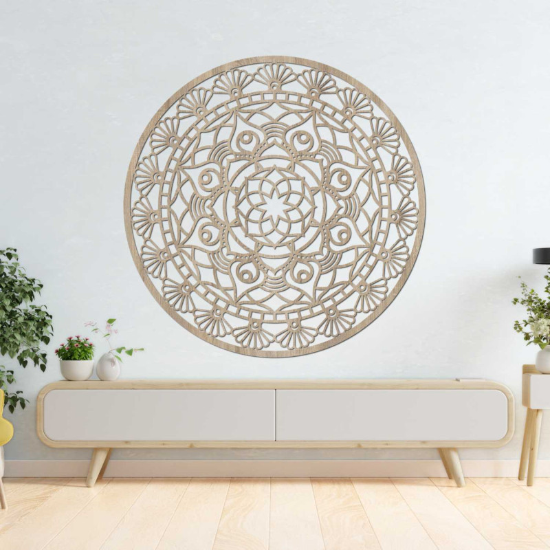 Rzeźbiona nowoczesna mandala – kwiat życia |...