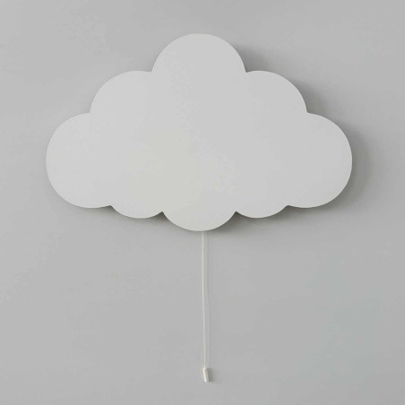 Kinkiet LED Cloud z ciepłym białym światłem do pokoju dziecięcego