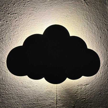 Dziecięca lampa LED w kształcie chmurki tworzy przyjemne oświetlenie nocne i spokojną atmosferę
