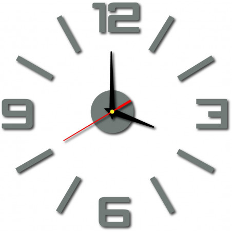 Nowoczesny zegar ścienny z tworzywa sztucznego. Produkcja własna, X-momo Nowoczesny zegar ścienny z tworzywa sztucznego. Produkcja własna, X-momo