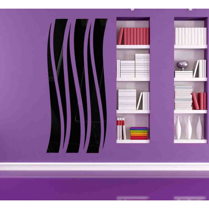 Nowoczesne lustra dekoracyjne. Naklejki lustrzane i kolorowe na ścianie, naklejki 3D wykonane z akrylu