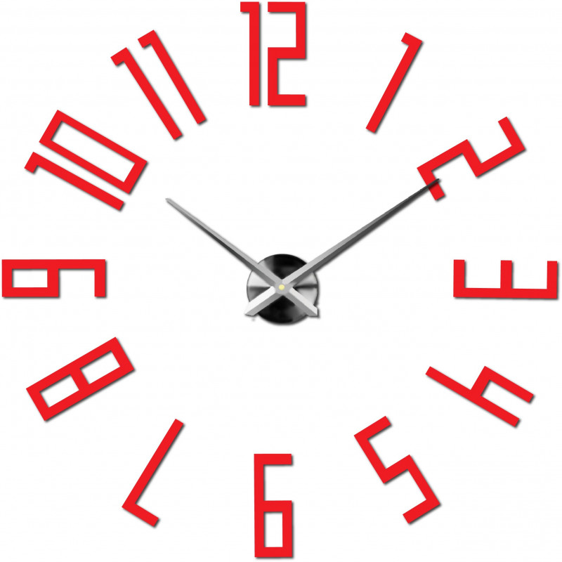 Zegar ścienny, luksusowy zegar ścienny, plastikowy zegar