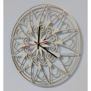 Nowoczesny zegar ścienny, zegar ścienny na prezent, zegar 3D Mandala. 2