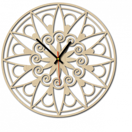 Nowoczesny zegar ścienny, zegar ścienny na prezent, zegar 3D Mandala. Nowoczesny zegar ścienny, zegar ścienny na prezent, zegar 3D Mandala.