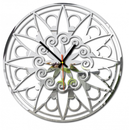 Nowoczesny zegar ścienny, zegar ścienny na prezent, zegar 3D Mandala. Nowoczesny zegar ścienny, zegar ścienny na prezent, zegar 3D Mandala.