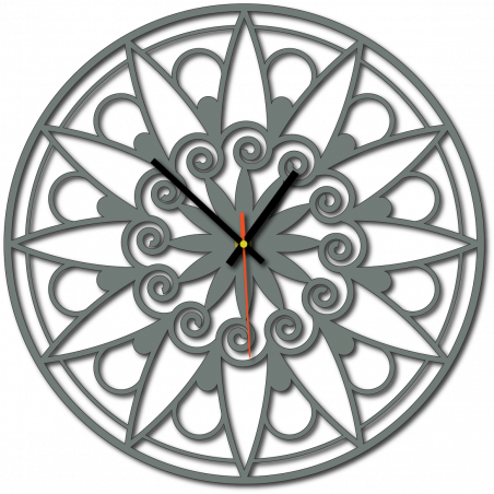 Nowoczesny zegar ścienny, zegar ścienny na prezent, zegar 3D Mandala. Nowoczesny zegar ścienny, zegar ścienny na prezent, zegar 3D Mandala.