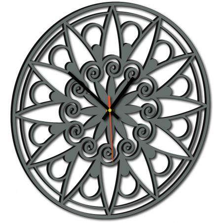 Nowoczesny zegar ścienny, zegar ścienny na prezent, zegar 3D Mandala. Nowoczesny zegar ścienny, zegar ścienny na prezent, zegar 3D Mandala.