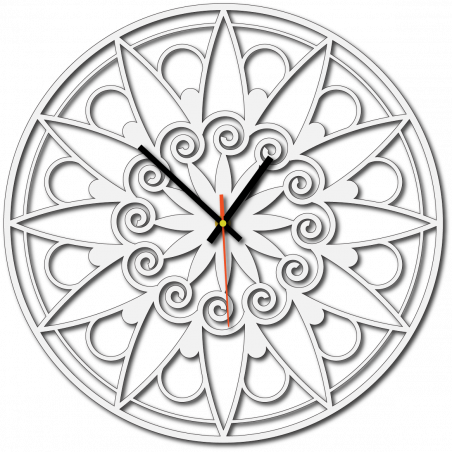 Nowoczesny zegar ścienny, zegar ścienny na prezent, zegar 3D Mandala. Nowoczesny zegar ścienny, zegar ścienny na prezent, zegar 3D Mandala.