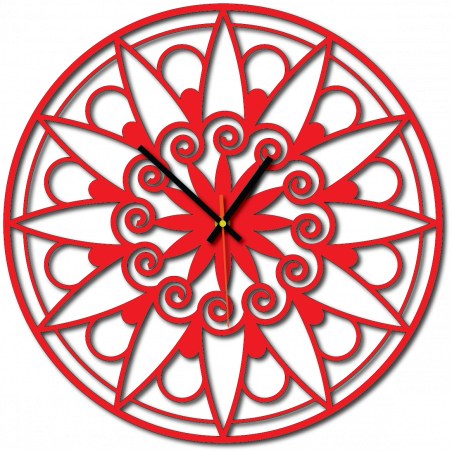 Nowoczesny zegar ścienny, zegar ścienny na prezent, zegar 3D Mandala. Nowoczesny zegar ścienny, zegar ścienny na prezent, zegar 3D Mandala.