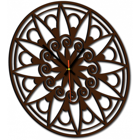 Nowoczesny zegar ścienny, zegar ścienny na prezent, zegar 3D Mandala. Nowoczesny zegar ścienny, zegar ścienny na prezent, zegar 3D Mandala.